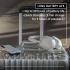 Sony Wireless Noise Canceling Bluetooth Headphone, Magnificent Sound, 30 Hour Battery Life, 32.81 ft Effective Range, 2.4 GHz Band Frequency, Detachable Cord, Closed Dynamic - Silver